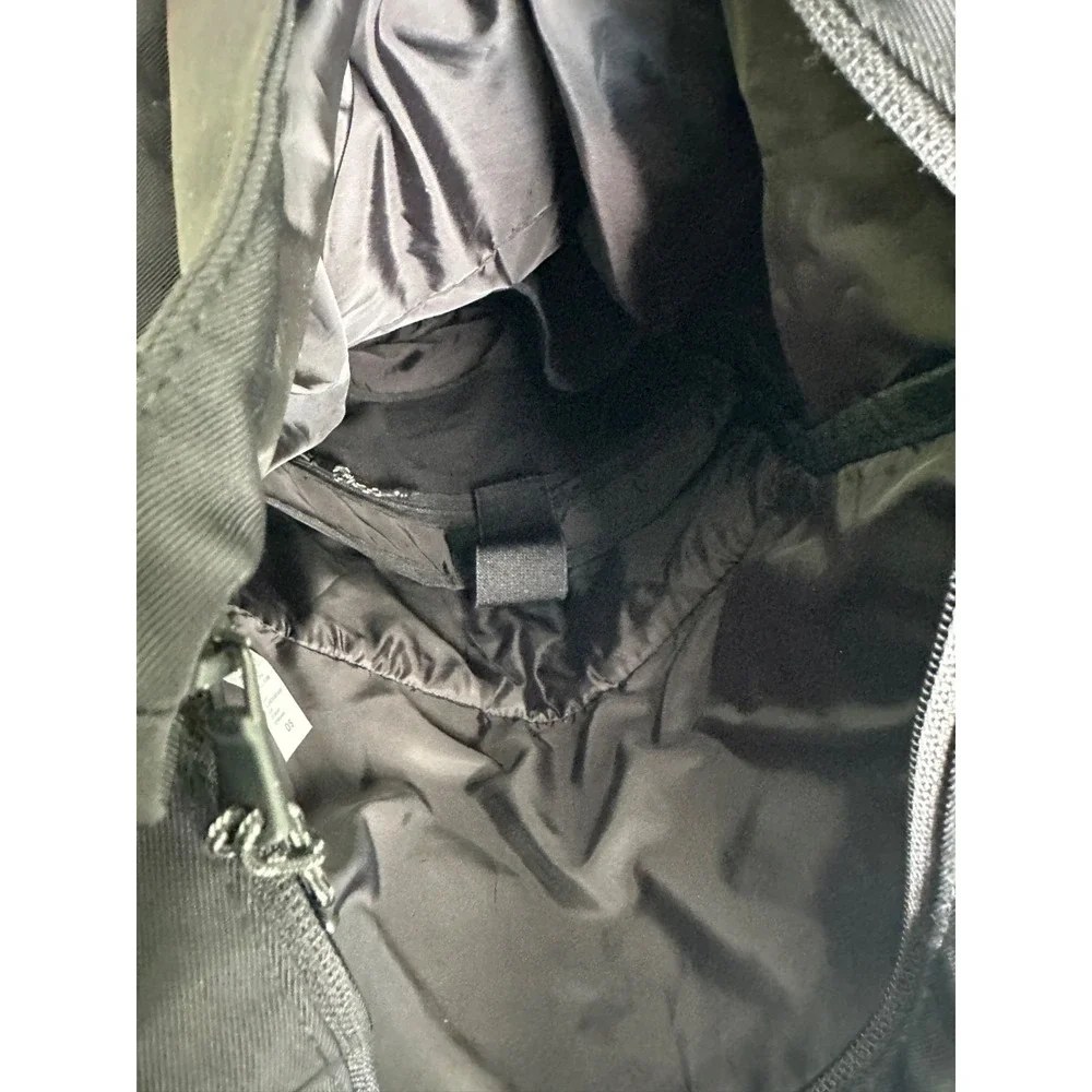 Fabletics Backpack The Only Backpack Black Roll Top Computer Sleeve Nylon